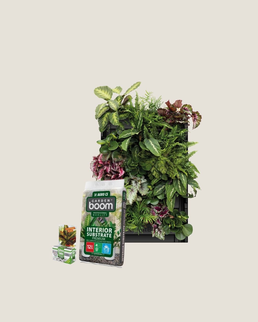Balíček 3x Plantbox + interiérový substrát + hnojivo pro pokojovky + zátka