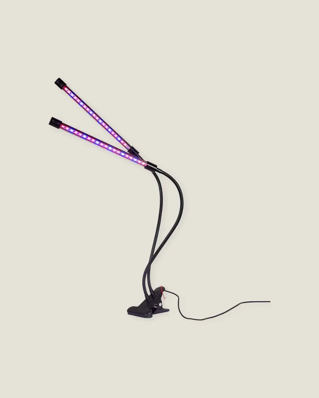 LED lampička s klipem pro pěstování rostlin